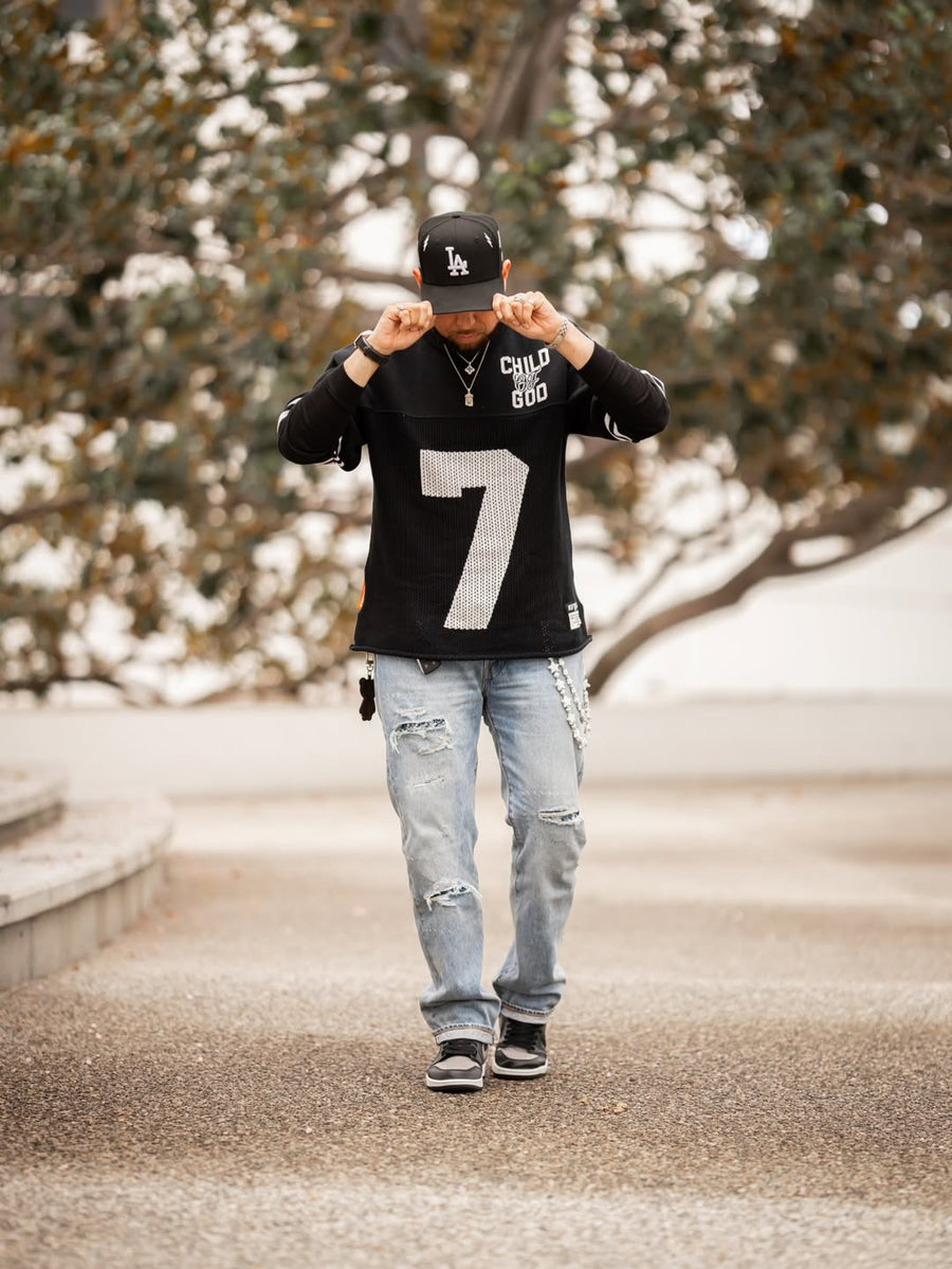 Child of God Knitted Jersey - Covenant Black - Premium Shirts & Tops from KEPT Clothing Brand - Just $85! Shop now at KEPT Clothing Brand