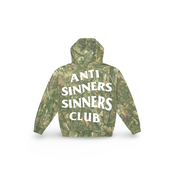 Anti Sinners Sinners Club Hoodie - Camo - Premium Hoodie from KEPT Clothing Brand - Just $65! Shop now at KEPT Clothing Brand