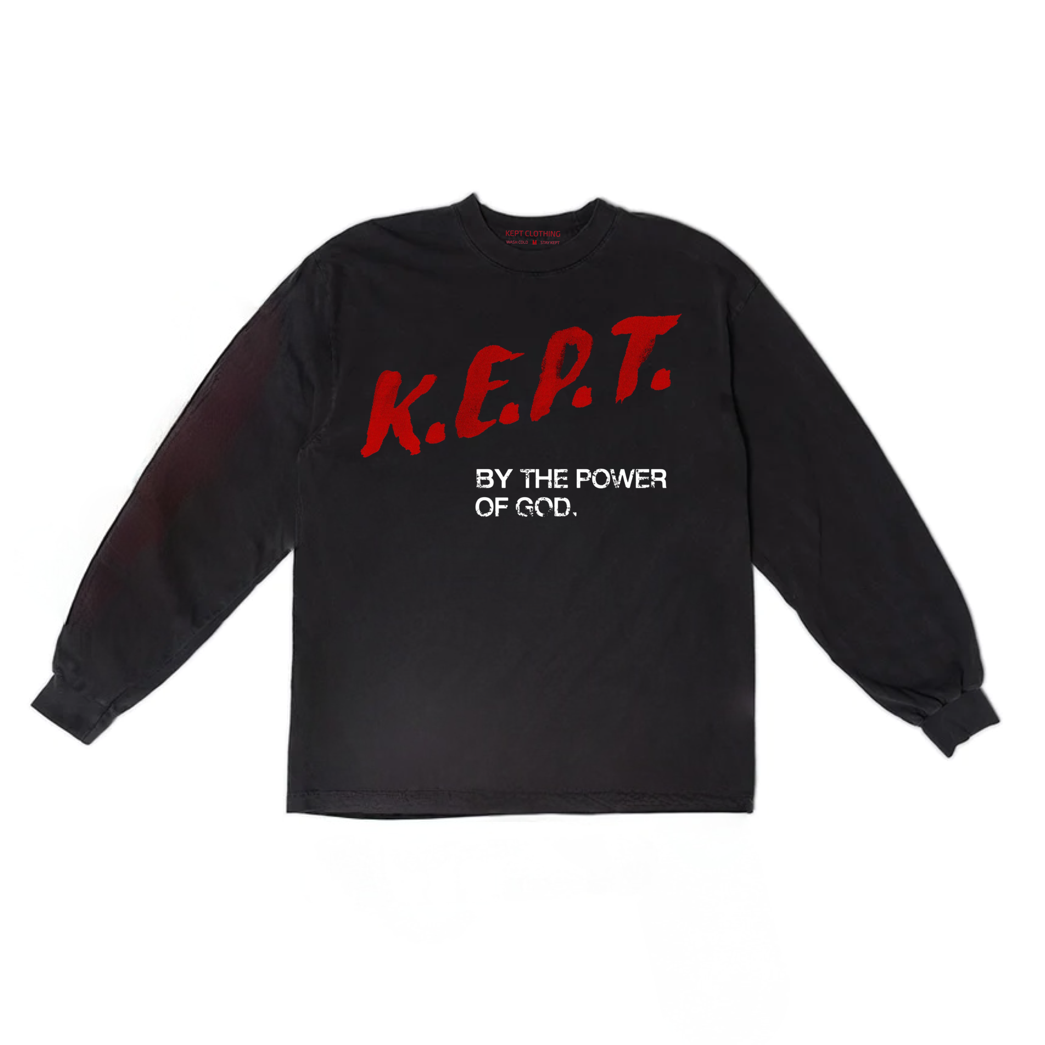 K.E.P.T By The Power of God L/S - Premium Shirts & Tops from KEPT Clothing Brand - Just $28! Shop now at KEPT Clothing Brand
