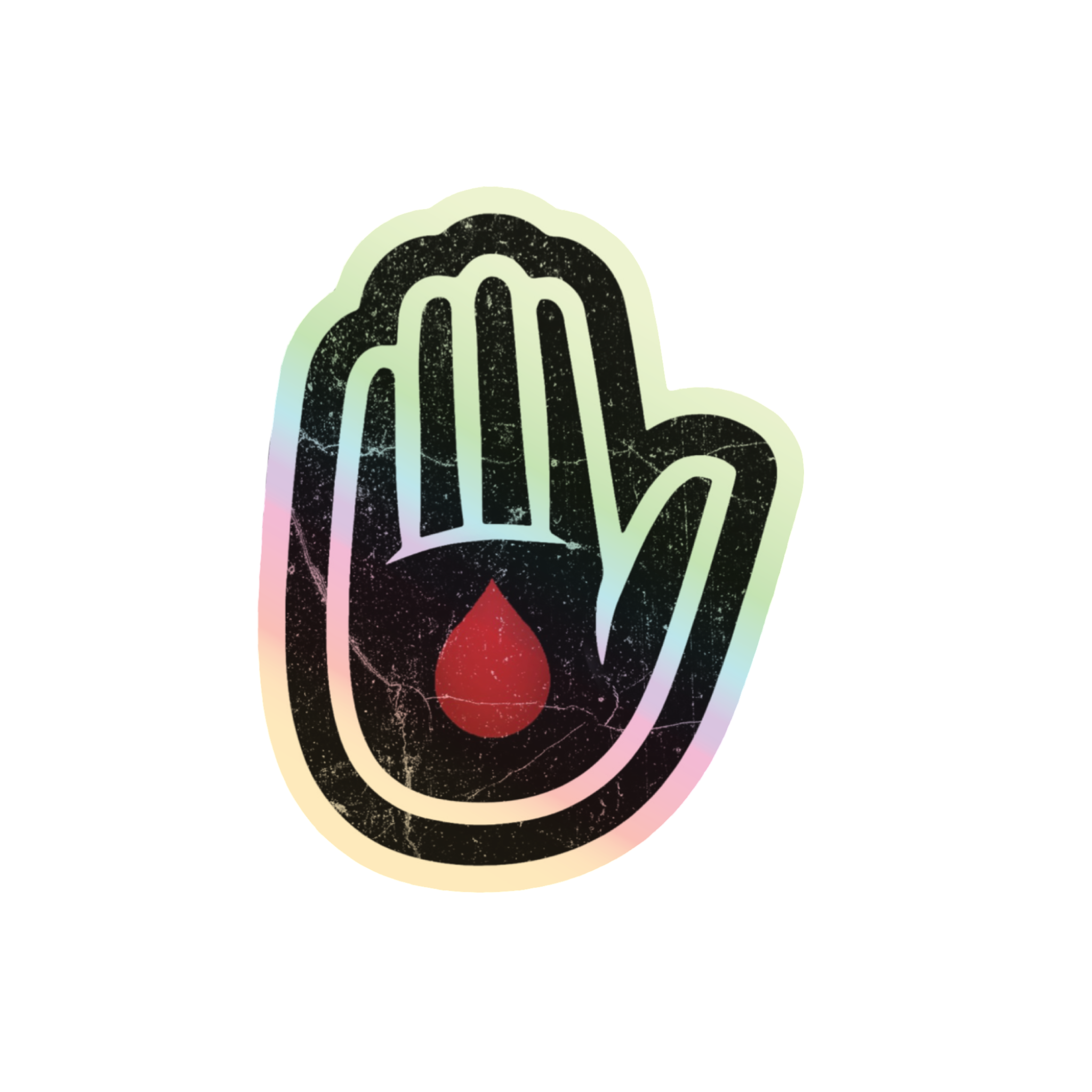 Scars Holographic stickers - Premium Accessories from KEPT Clothing Brand - Just $3! Shop now at KEPT Clothing Brand