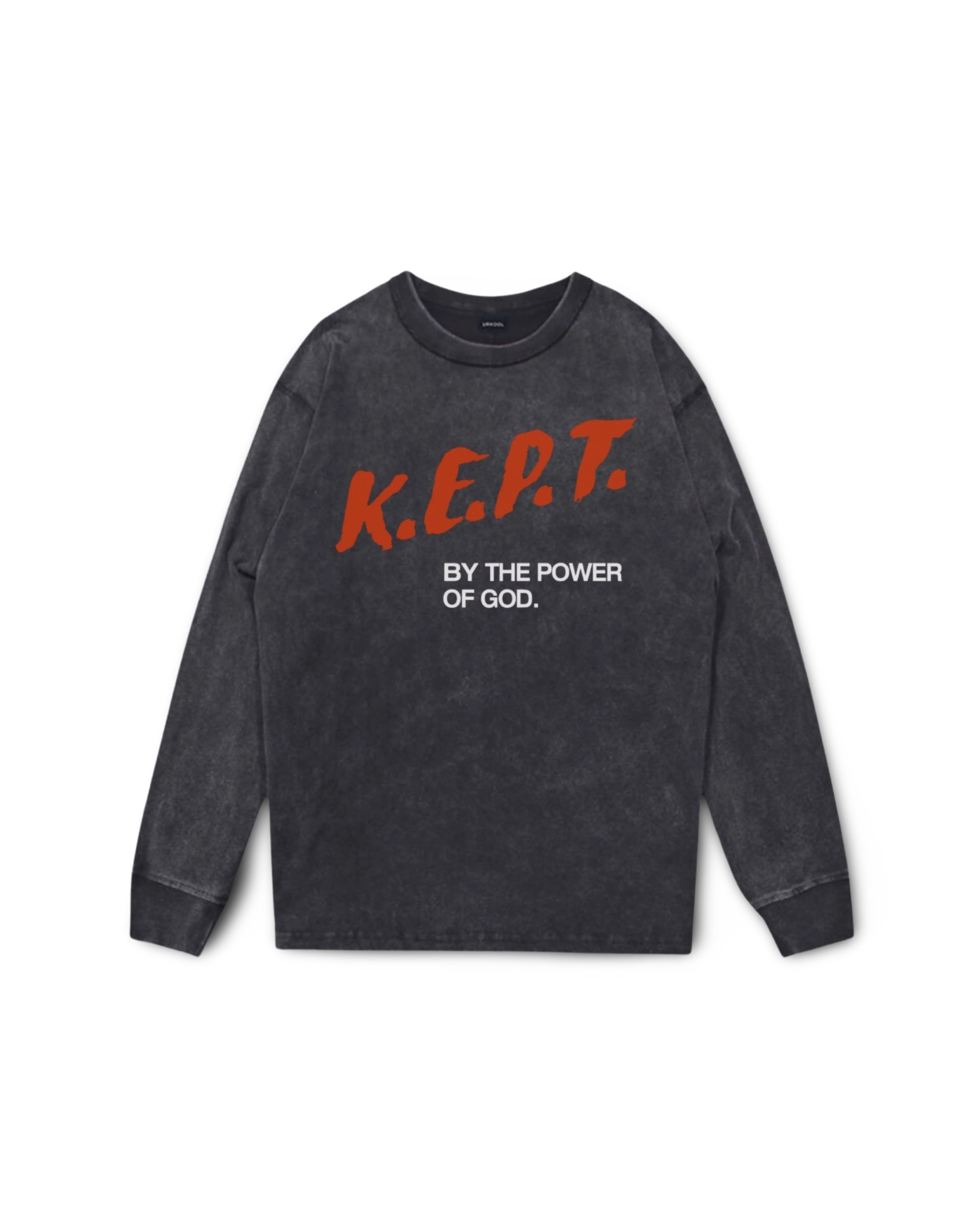 K.E.P.T By The Power of God - Vintage L/S - Premium Shirts & Tops from KEPT Clothing Brand - Just $19.99! Shop now at KEPT Clothing Brand