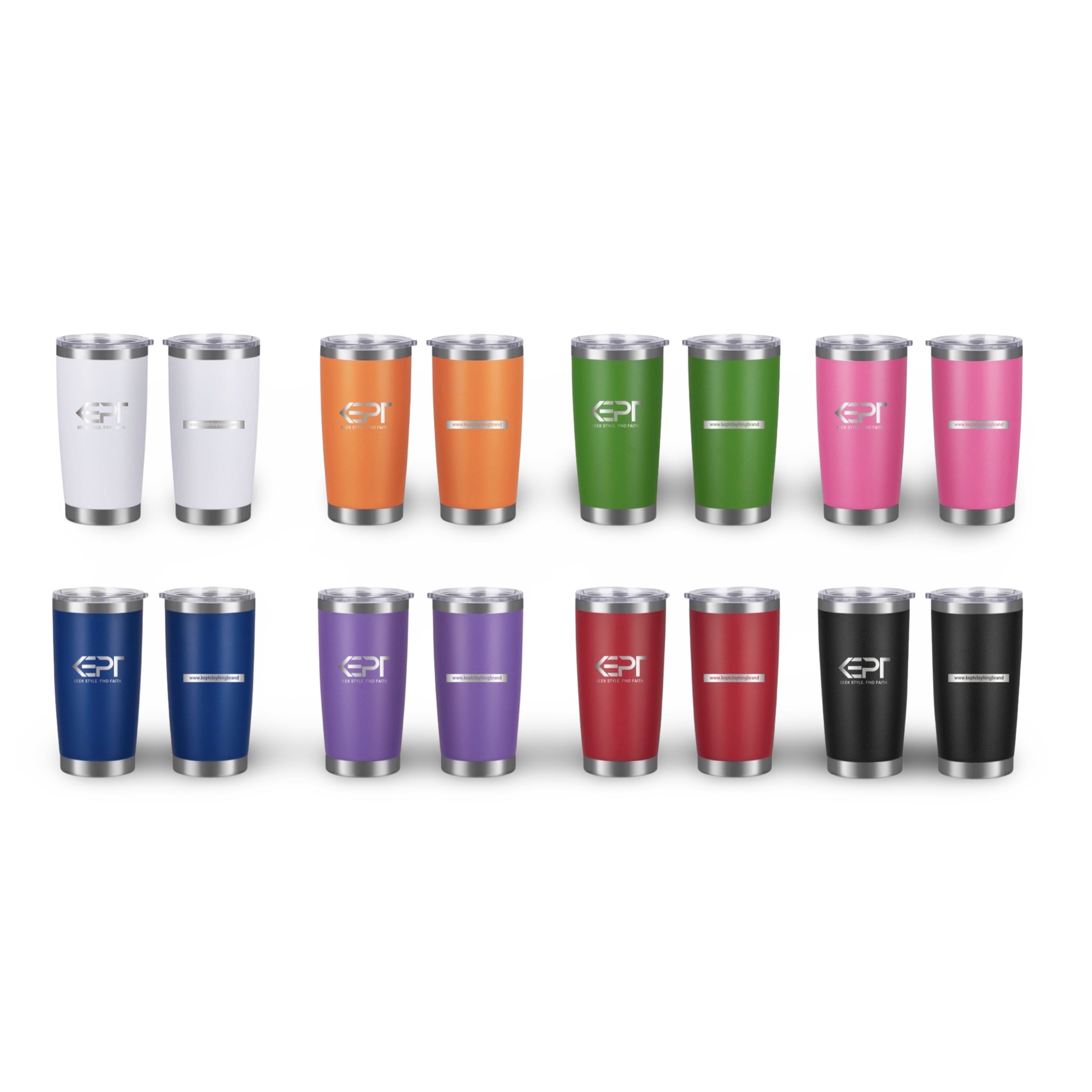 KEPT Tumbler - Premium Accessories from KEPT Clothing Brand - Just $11.99! Shop now at KEPT Clothing Brand