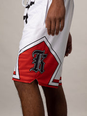 Jesus is King Mesh Shorts - 5 inch - Premium Bottoms from KEPT Clothing Brand - Just $35! Shop now at KEPT Clothing Brand