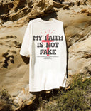 My Faith is Not Fake (Organic Pima Cotton) - Premium Shirts & Tops from Kept Clothing Brand - Just $19.99! Shop now at KEPT Clothing Brand