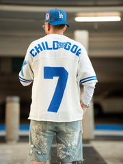 Child of God Knitted Jersey - Revival Royal - Premium Shirts & Tops from KEPT Clothing Brand - Just $85! Shop now at KEPT Clothing Brand