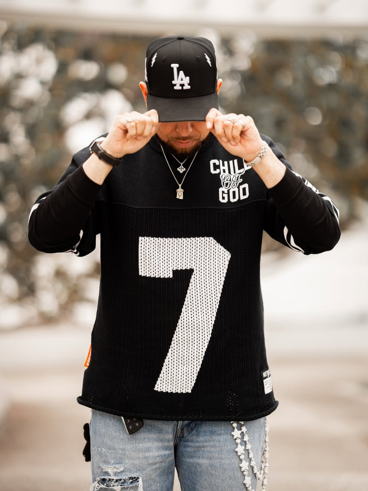 Child of God Knitted Jersey - Covenant Black - Premium Shirts & Tops from KEPT Clothing Brand - Just $85! Shop now at KEPT Clothing Brand