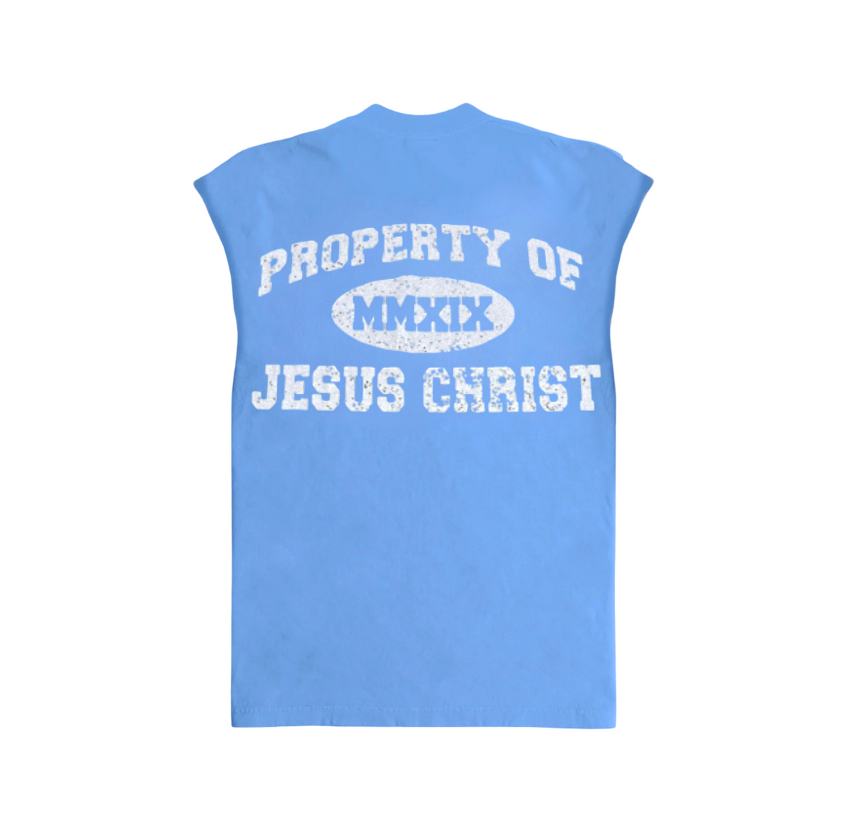 Jesus is King Muscle Tee - Carolina Blue - Premium Shirts & Tops from KEPT Clothing Brand - Just $35! Shop now at KEPT Clothing Brand