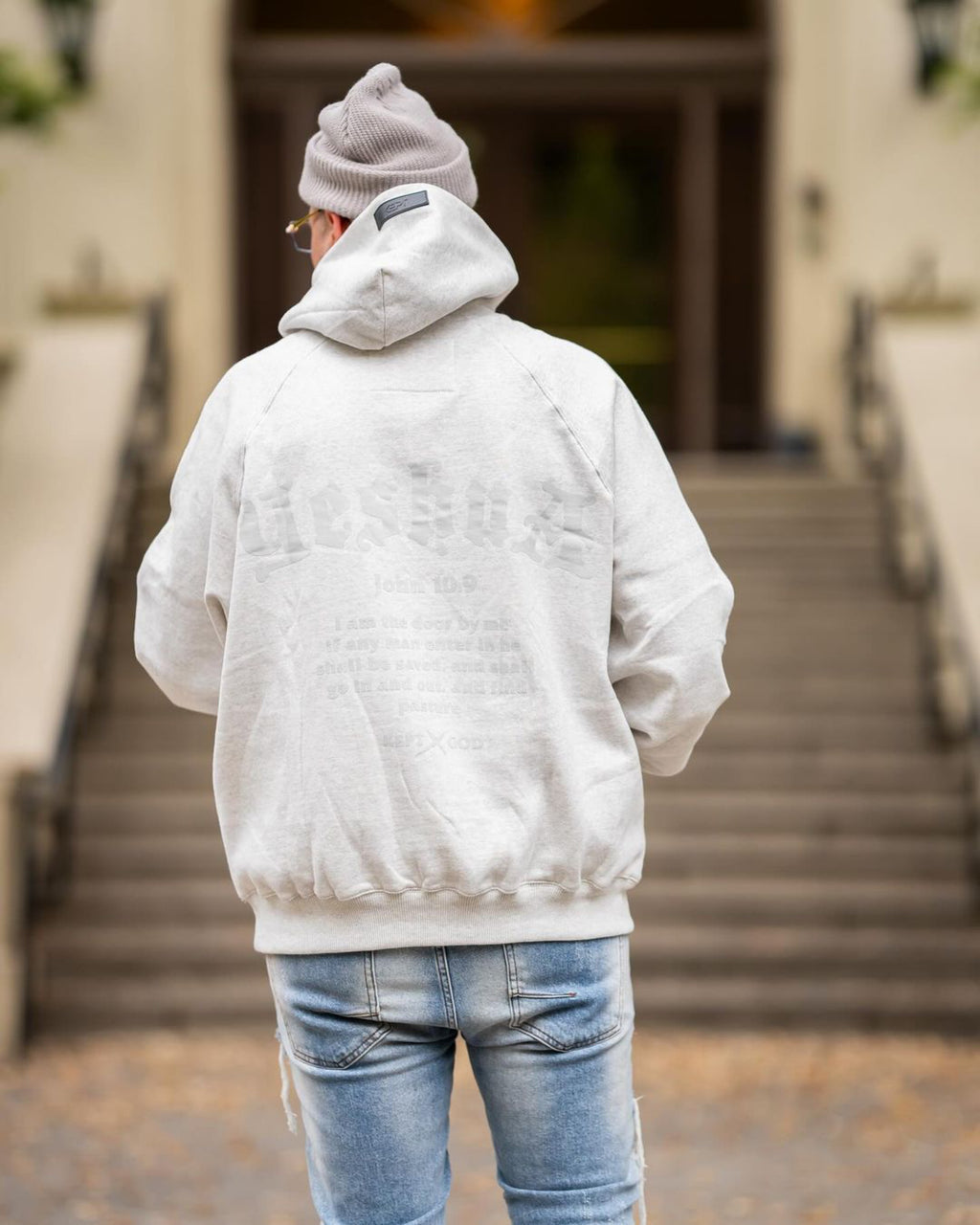 Yeshua Scripture Hoodie - (Oversized Fit) - Premium Hoodie from KEPT Clothing Brand - Just $65! Shop now at KEPT Clothing Brand