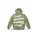 Anti Sinners Sinners Club Hoodie - Camo - Premium Hoodie from KEPT Clothing Brand - Just $65! Shop now at KEPT Clothing Brand