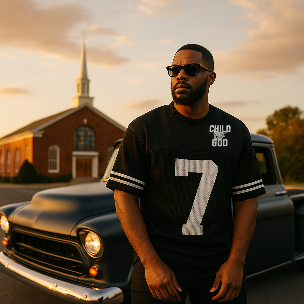 Child of God Knitted Jersey - Covenant Black - Premium Shirts & Tops from KEPT Clothing Brand - Just $85! Shop now at KEPT Clothing Brand