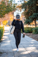 Women’s ASSC Crop Hoodie - Onyx - Premium Anti Sinners Sinners Club from KEPT Clothing Brand - Just $22! Shop now at KEPT Clothing Brand