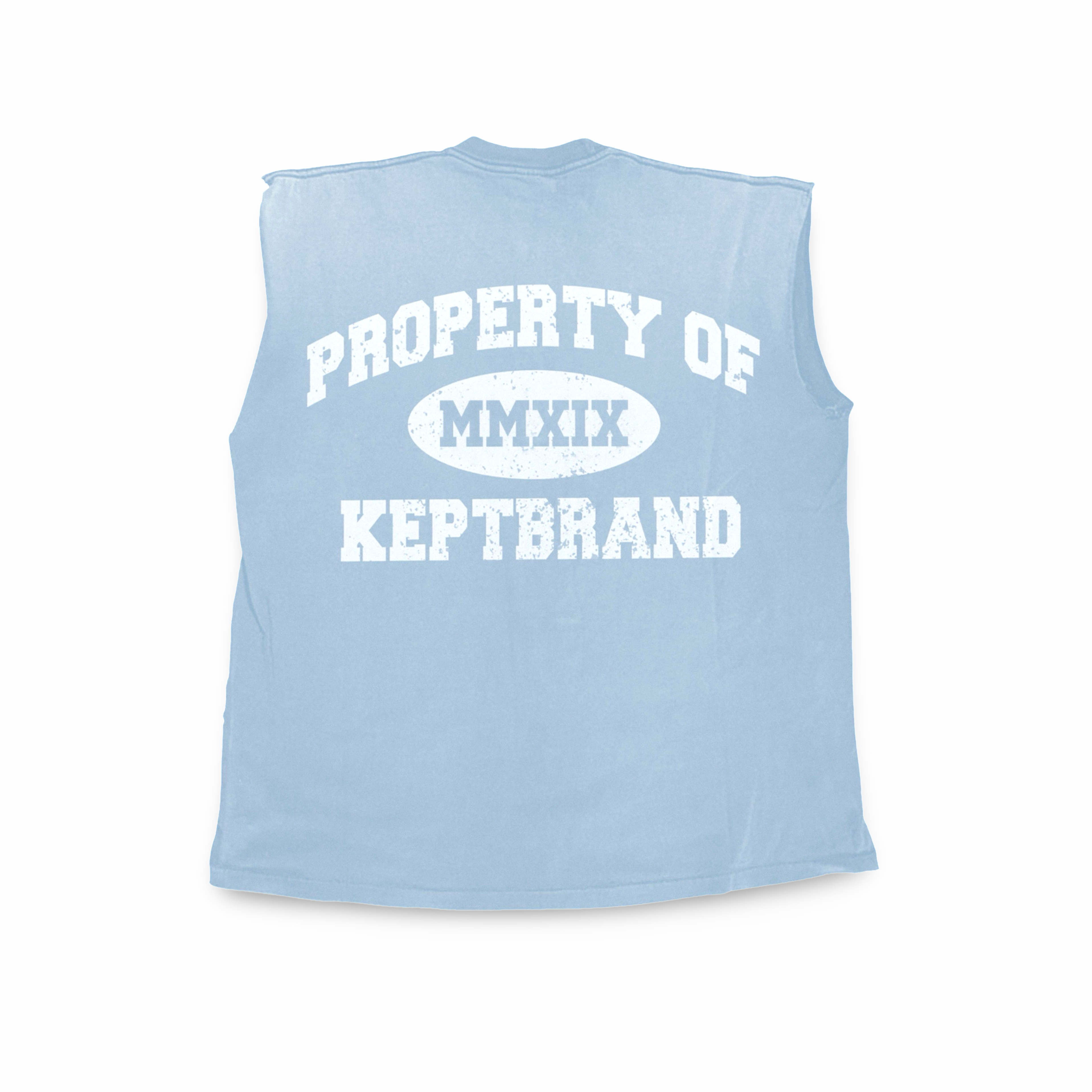 Jesus is King Muscle Tee - Carolina Blue - Premium Shirts & Tops from KEPT Clothing Brand - Just $28! Shop now at KEPT Clothing Brand