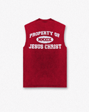 Jesus is King Muscle Tee - Vintage Red - Premium Shirts & Tops from KEPT Clothing Brand - Just $35! Shop now at KEPT Clothing Brand