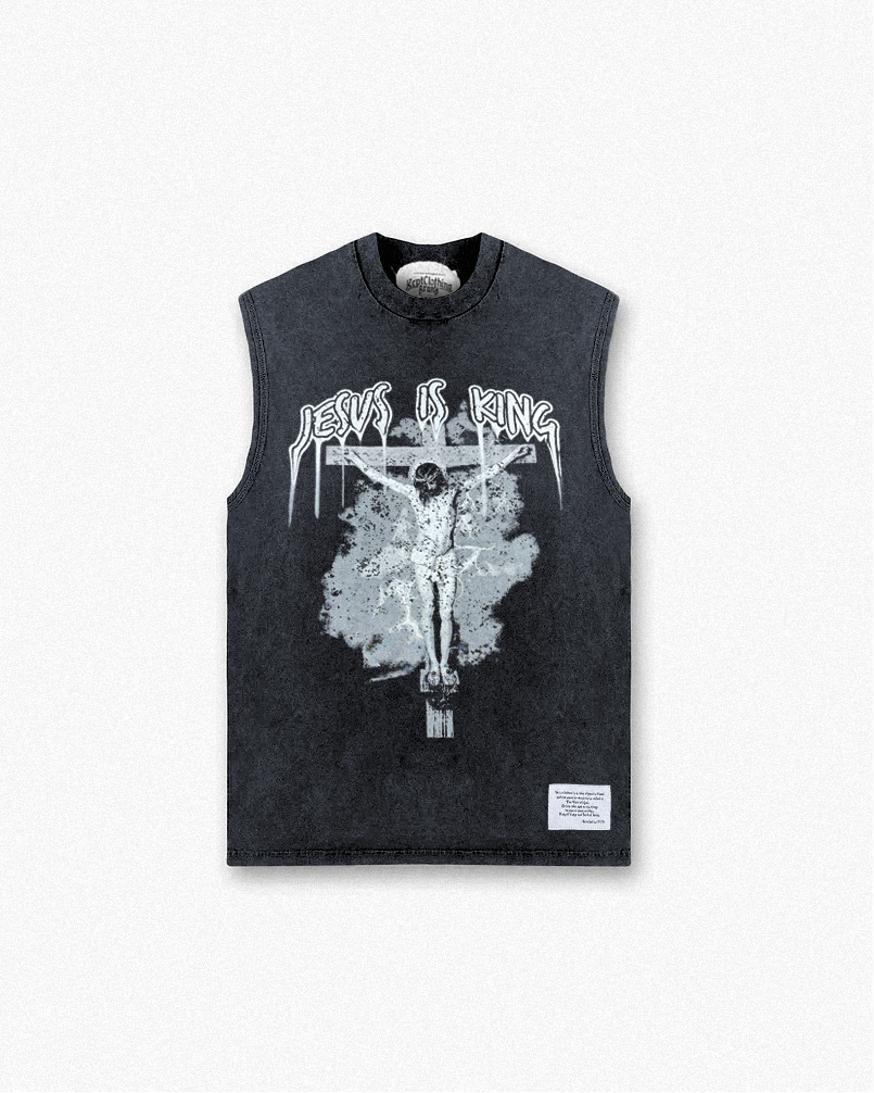 Jesus is King Muscle Tee - Premium Shirts & Tops from KEPT Clothing Brand - Just $35! Shop now at KEPT Clothing Brand