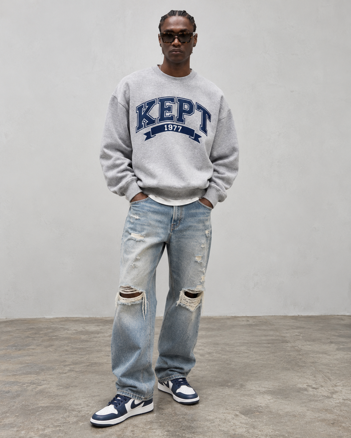 KEPT 1977 COLLEGIATE CREWNECK   [PRE SALE | SHIPS BY NOVEMBER 15]