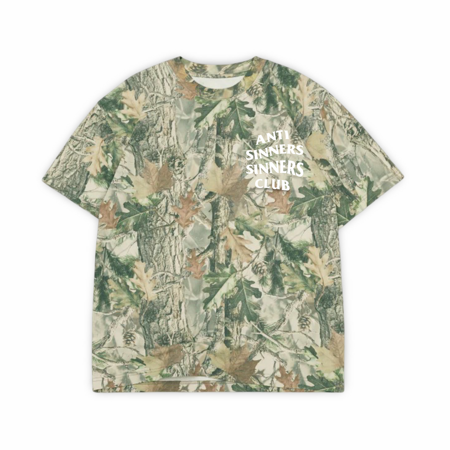 [PRE-ORDER - SHIPS OCTOBER 15TH] Anti Sinners Sinners Club Tee - Camo - Premium Shirts & Tops from KEPT Clothing Brand - Just $45! Shop now at KEPT Clothing Brand