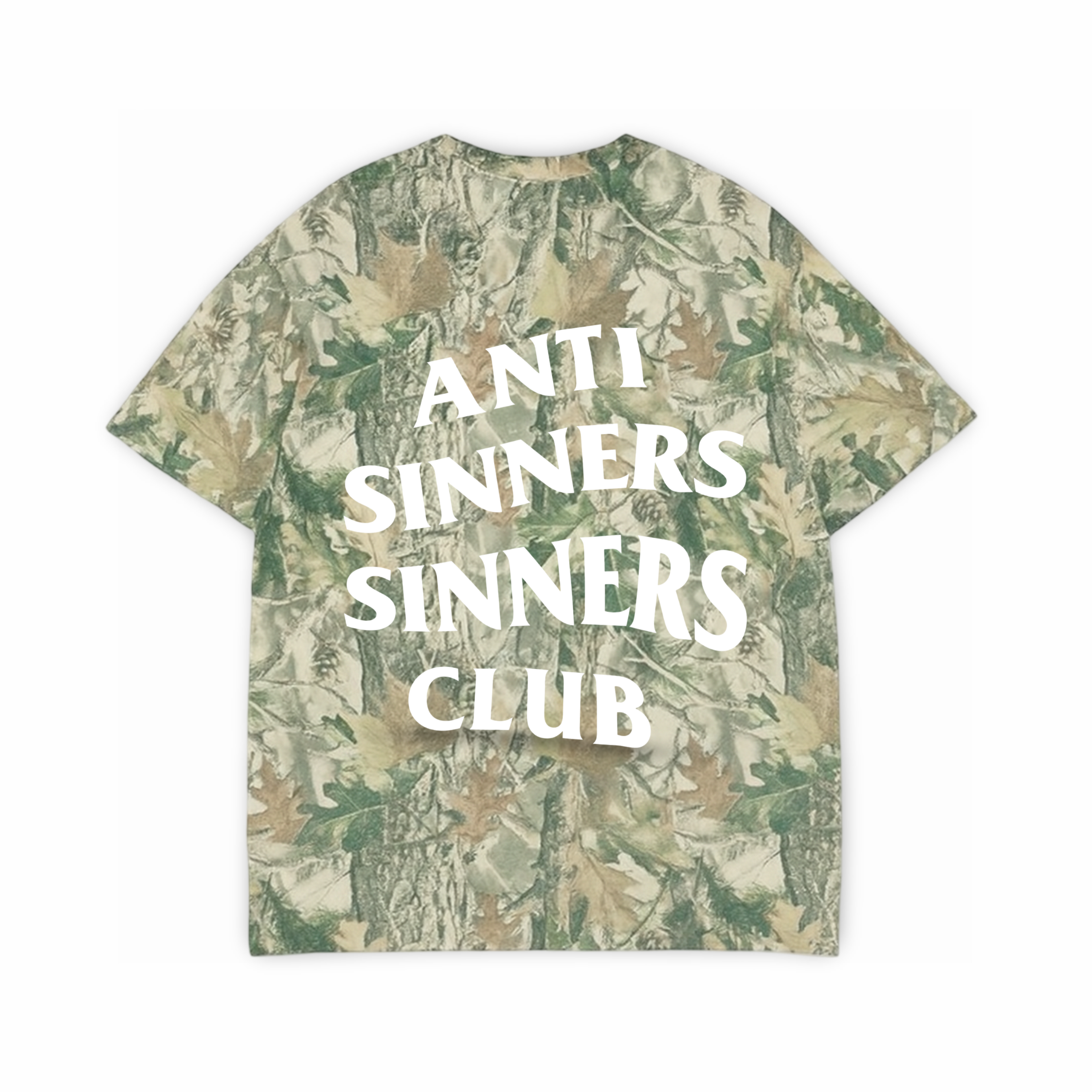 [PRE-ORDER - SHIPS OCTOBER 15TH] Anti Sinners Sinners Club Tee - Camo - Premium Shirts & Tops from KEPT Clothing Brand - Just $45! Shop now at KEPT Clothing Brand