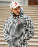 Houndstooth Signature Hoodie - Premium Hoodie from KEPT Clothing Brand - Just $55! Shop now at KEPT Clothing Brand