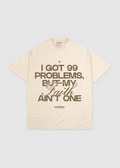99 Problems But My Faith Ain’t One RAMP - Premium Shirts & Tops from KEPT Clothing Brand - Just $28! Shop now at KEPT Clothing Brand