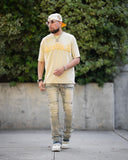 Yeshua Scripture Raw Hem Tee (Oversized Fit) - Premium Shirts & Tops from KEPT Clothing Brand - Just $38! Shop now at KEPT Clothing Brand