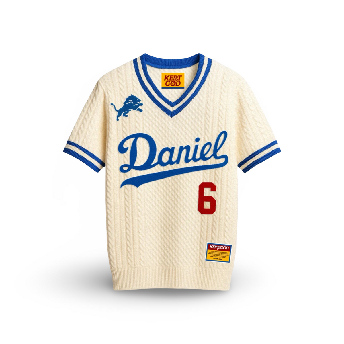 Daniel 6 Knitted Sweater Jersey - Premium Shirts & Tops from KEPT Clothing Brand - Just $85! Shop now at KEPT Clothing Brand
