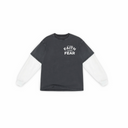Faith Over Fear Oversized Box 2FER L/S Tee - Premium Shirts & Tops from KEPT Clothing Brand - Just $45! Shop now at KEPT Clothing Brand