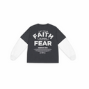 Faith Over Fear Oversized Box 2FER L/S Tee - Premium Shirts & Tops from KEPT Clothing Brand - Just $45! Shop now at KEPT Clothing Brand