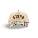 Upside Down World - Light Camo - Premium Hats from KEPT Clothing Brand - Just $38! Shop now at KEPT Clothing Brand