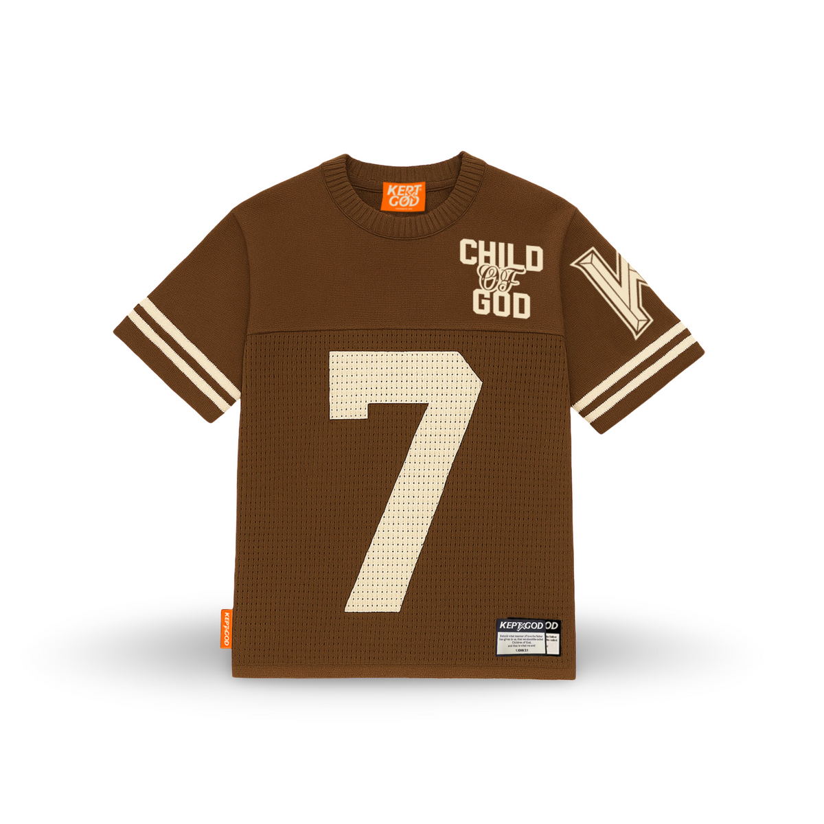 Child of God Knitted Jersey - Baptist Brown (Oversized Fit)