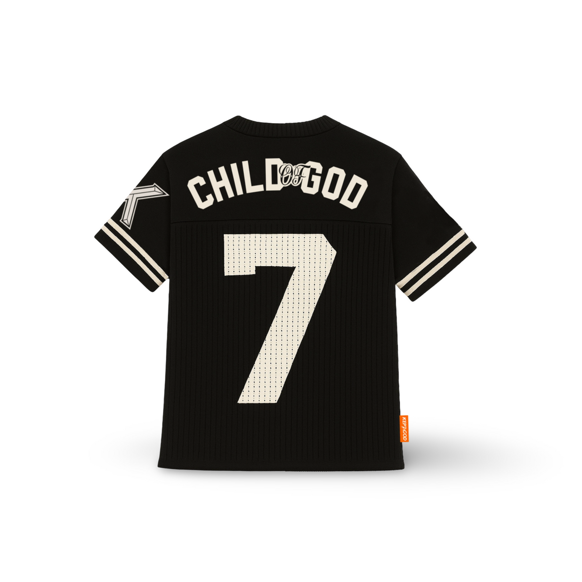 Child of God Knitted Jersey - Covenant Black (Oversized Fit)
