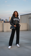 Upside Down World Hoodie — Covenant Black