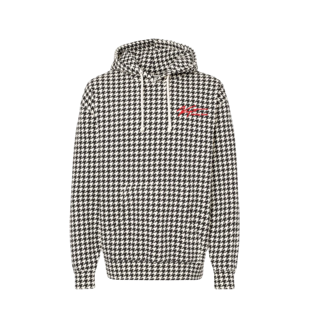 Houndstooth Signature Hoodie - Premium Hoodie from KEPT Clothing Brand - Just $55! Shop now at KEPT Clothing Brand