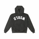 Upside Down World Hoodie — Covenant Black