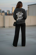 Upside Down World Hoodie — Covenant Black