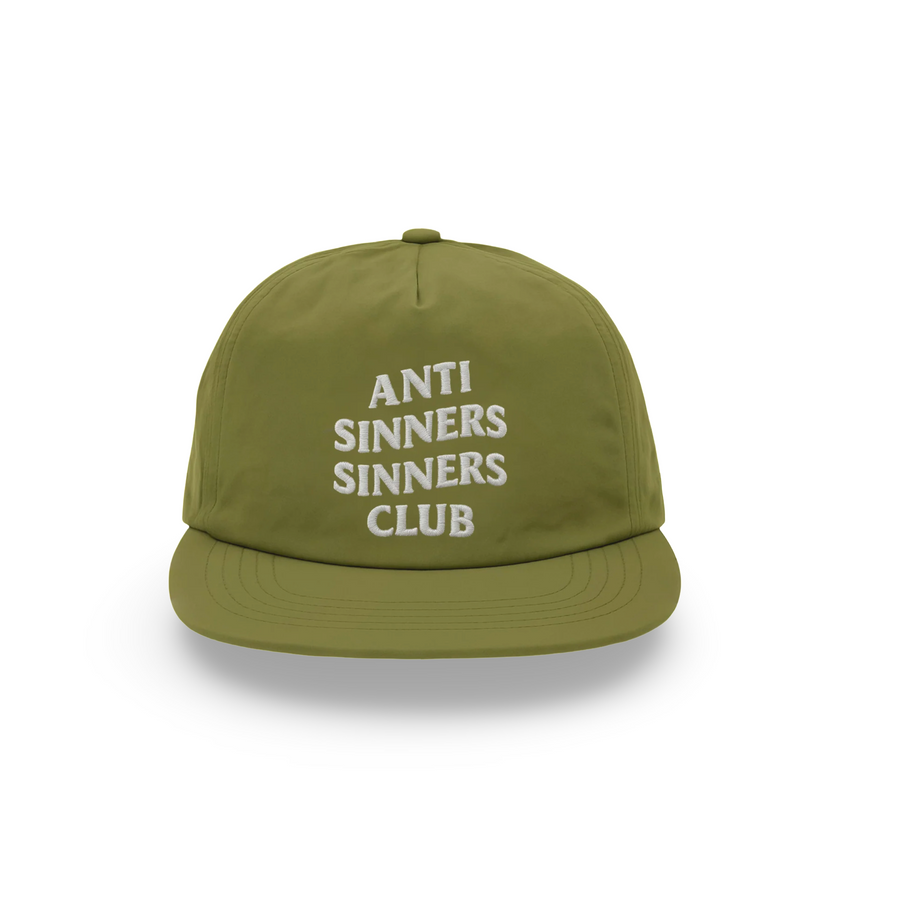 ANTI SINNERS SINNERS CLUB – Vintage Painters Hat - Premium Hats from KEPT Clothing Brand - Just $19.99! Shop now at KEPT Clothing Brand