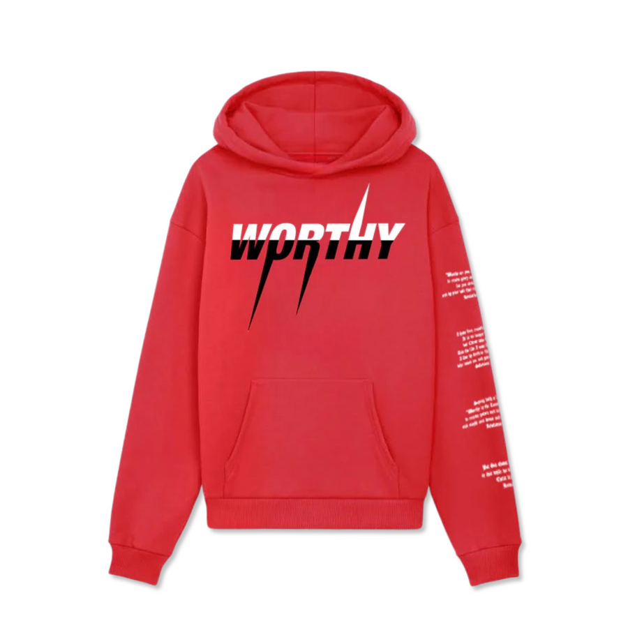 Worthy on Sleeve Hoodie